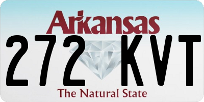 AR license plate 272KVT