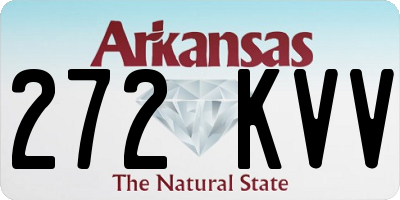 AR license plate 272KVV