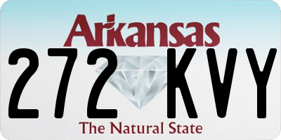 AR license plate 272KVY