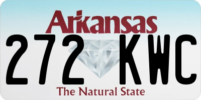 AR license plate 272KWC