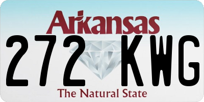AR license plate 272KWG