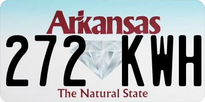 AR license plate 272KWH