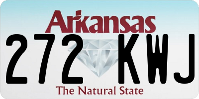 AR license plate 272KWJ