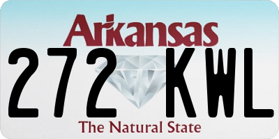 AR license plate 272KWL