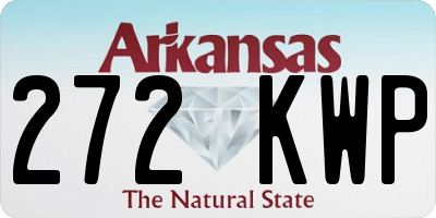 AR license plate 272KWP