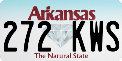 AR license plate 272KWS