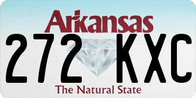 AR license plate 272KXC