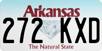 AR license plate 272KXD