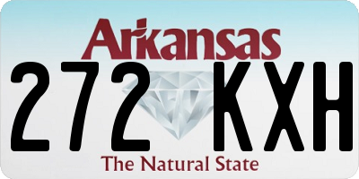 AR license plate 272KXH