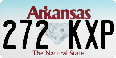 AR license plate 272KXP
