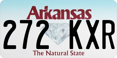 AR license plate 272KXR