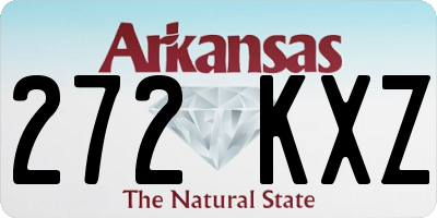 AR license plate 272KXZ
