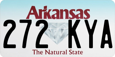 AR license plate 272KYA