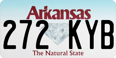 AR license plate 272KYB