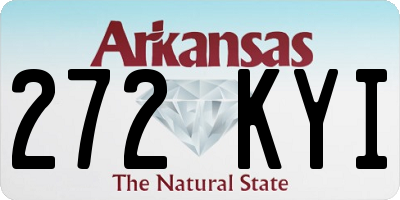 AR license plate 272KYI