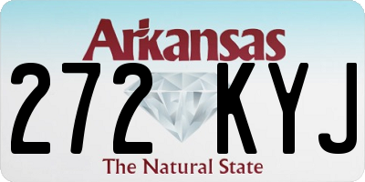 AR license plate 272KYJ