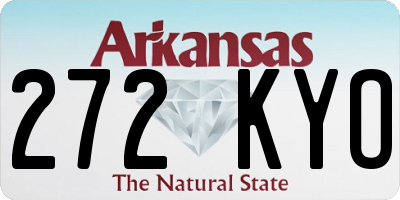 AR license plate 272KYO
