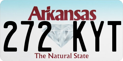 AR license plate 272KYT