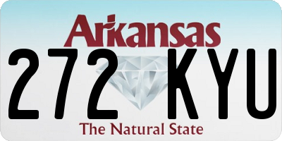 AR license plate 272KYU
