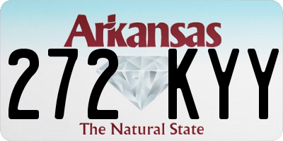AR license plate 272KYY