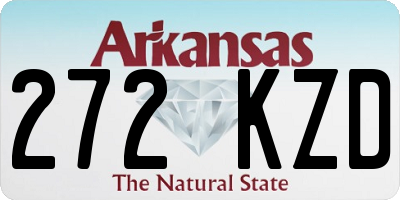 AR license plate 272KZD