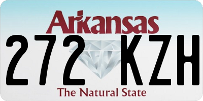 AR license plate 272KZH
