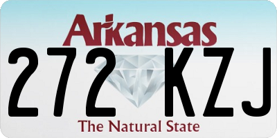AR license plate 272KZJ