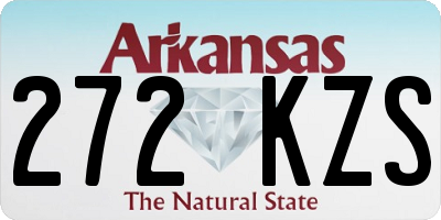 AR license plate 272KZS