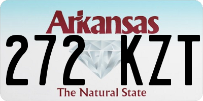 AR license plate 272KZT