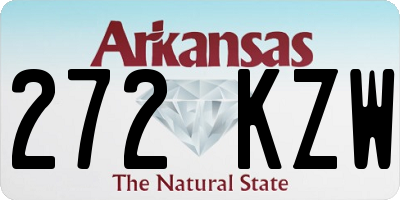 AR license plate 272KZW