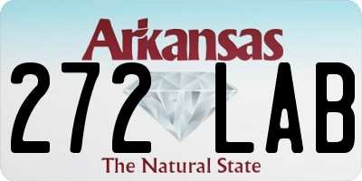 AR license plate 272LAB