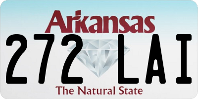 AR license plate 272LAI