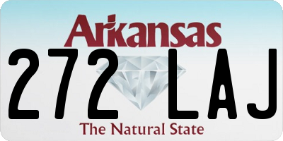 AR license plate 272LAJ