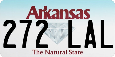 AR license plate 272LAL