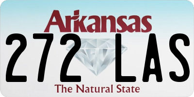 AR license plate 272LAS