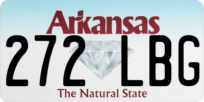 AR license plate 272LBG