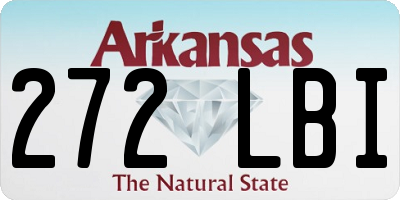 AR license plate 272LBI