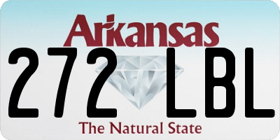 AR license plate 272LBL