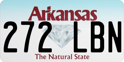 AR license plate 272LBN
