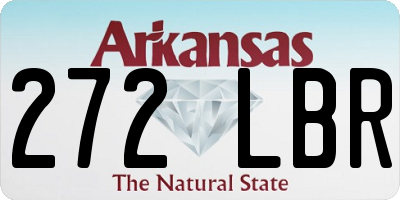 AR license plate 272LBR