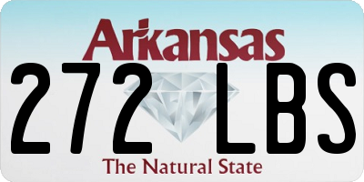 AR license plate 272LBS