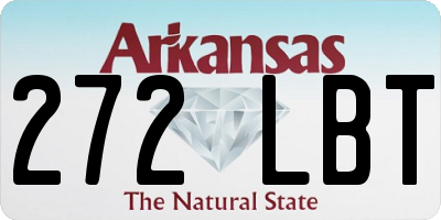 AR license plate 272LBT