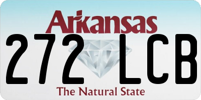 AR license plate 272LCB