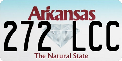AR license plate 272LCC
