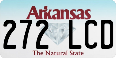 AR license plate 272LCD