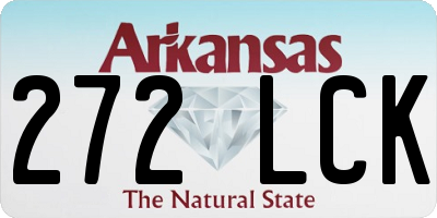AR license plate 272LCK