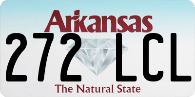 AR license plate 272LCL