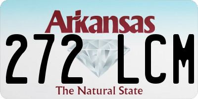 AR license plate 272LCM