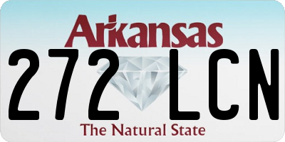 AR license plate 272LCN