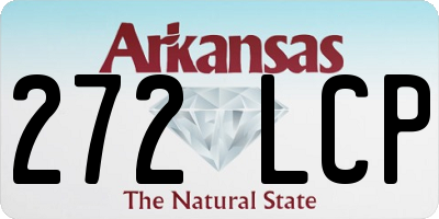 AR license plate 272LCP